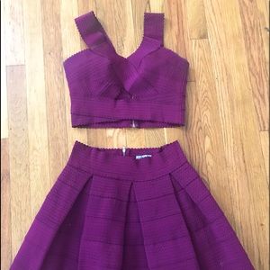 Beautiful Burgandy Skirt sets